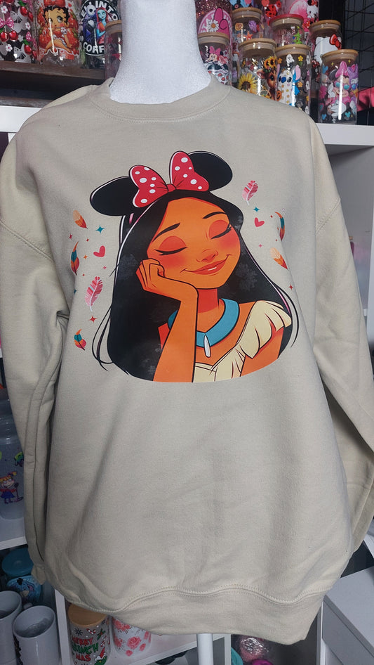 Poca princess  neck sweater
