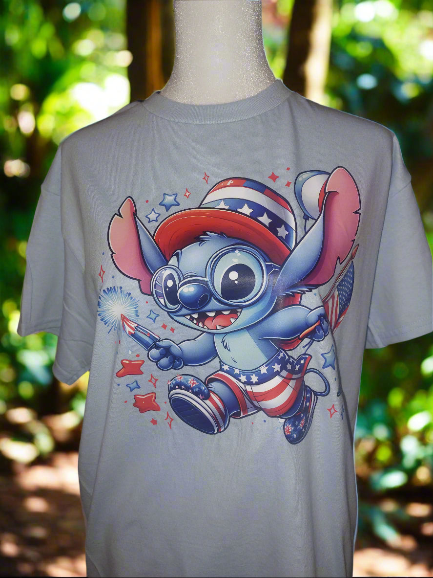 ALIENN 4TH OF JULY T-SHIRT #1594