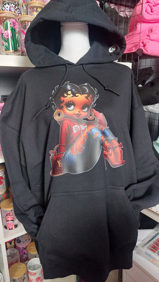 BETTY BOOP  HOODIE READY TO GO