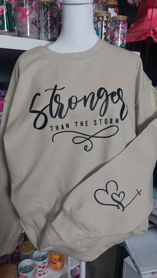 Stronger than a stormcrew neck sweater