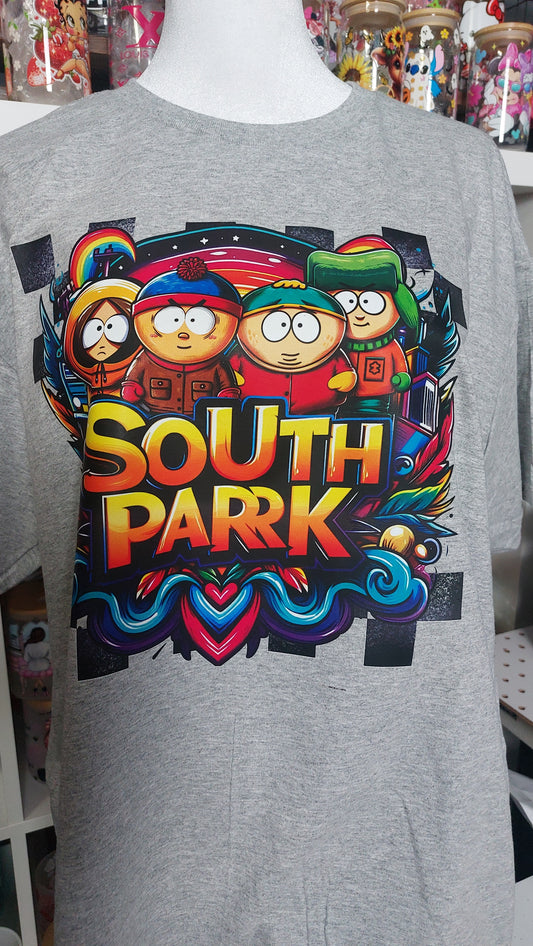 South park crew neck t-shirt