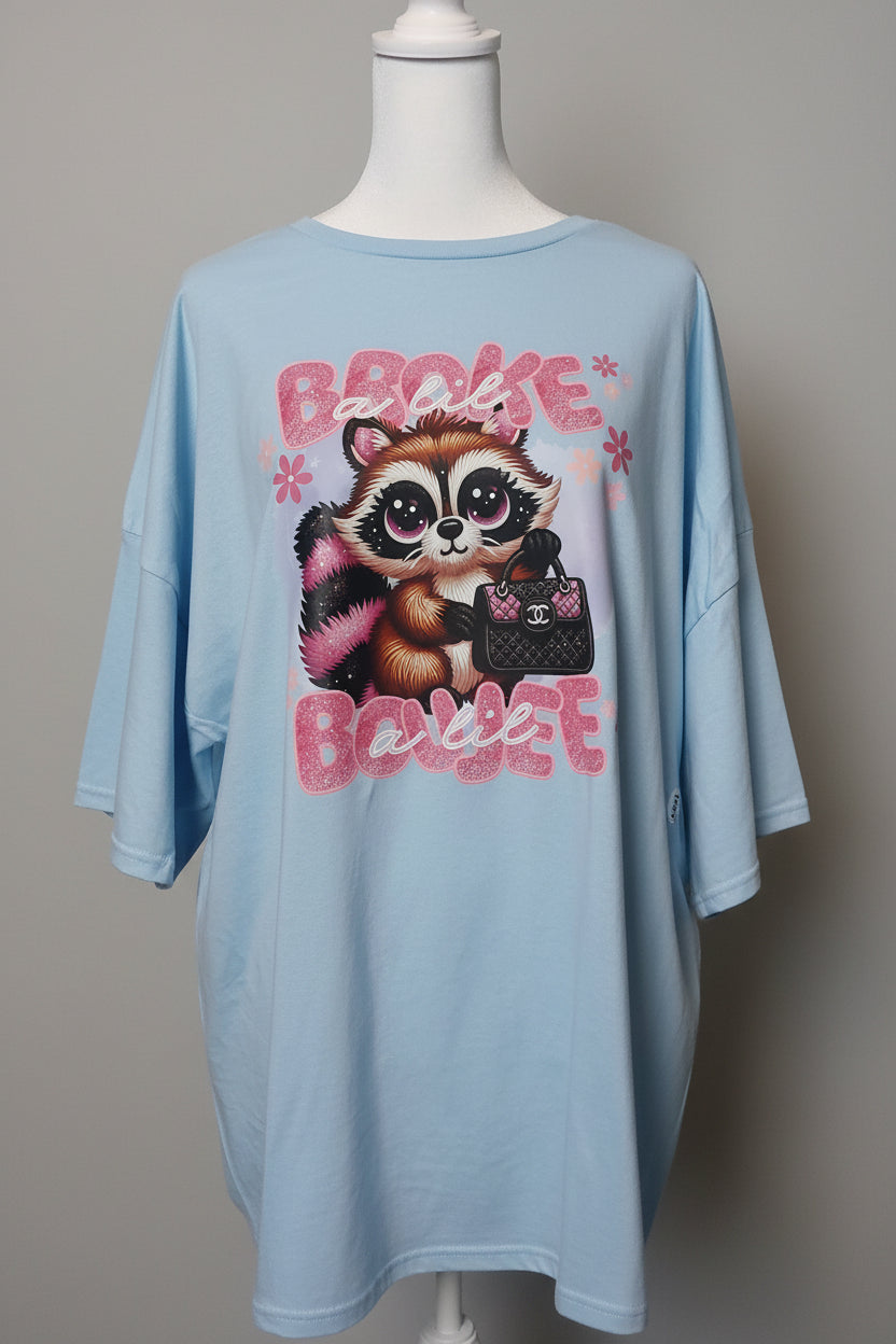 RACCUN CREW-NECK T-SHIRT #3843