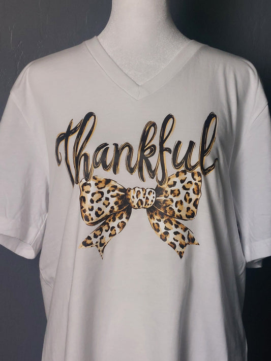 THANKS T-shirt V-neck ready to go