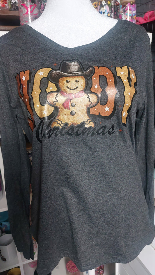 Long sleeve V-neck