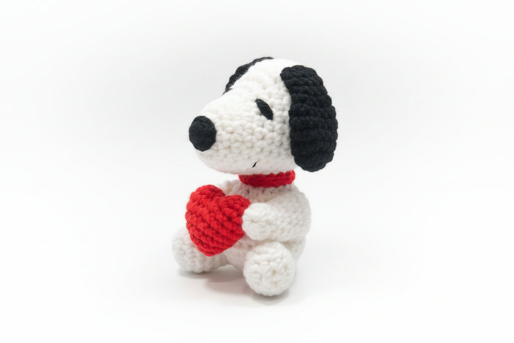 DOGGY & heart CROCHET pre-order large size only