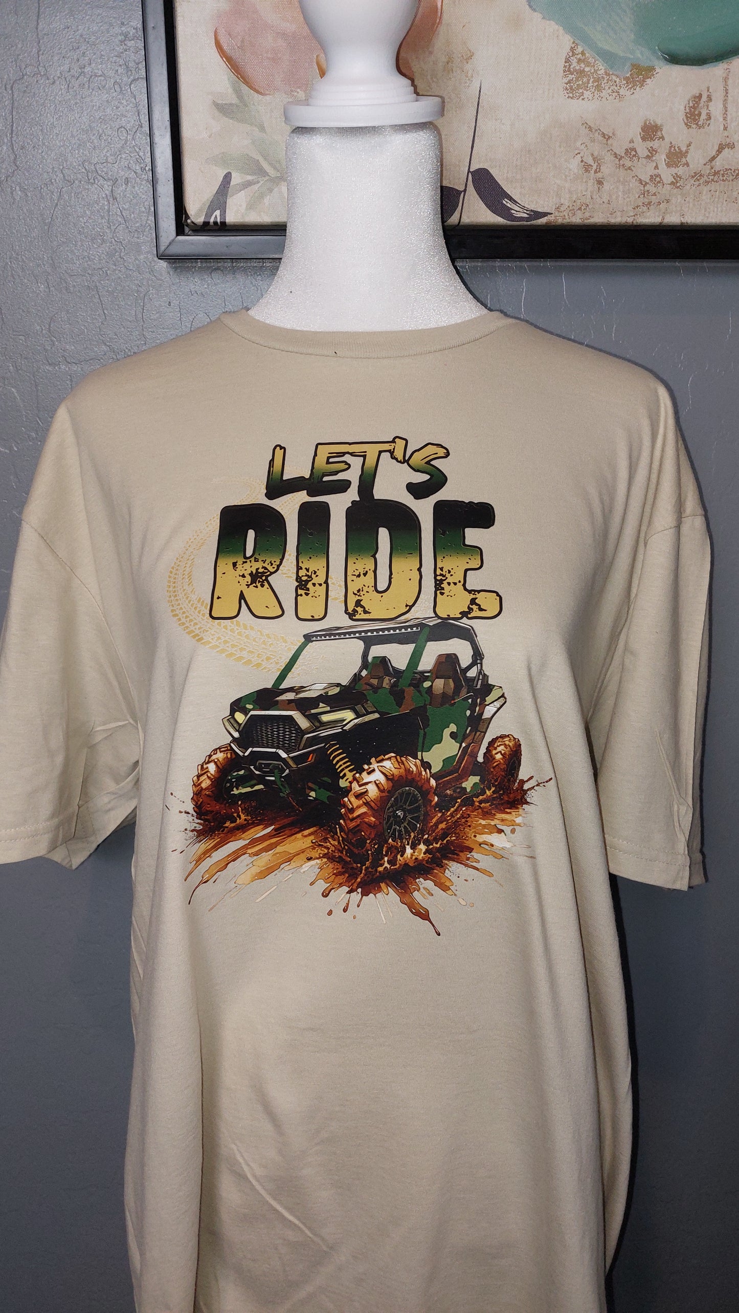 LETS RIDE CREW-NECK T-SHIRT