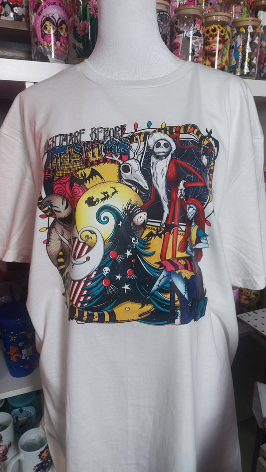 Nightmare Christmas 🎄 NECK T-SHIRT